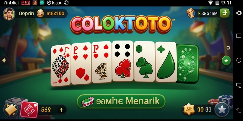 Tampilan menarik dari gameplay Domino COLOKTOTO yang mendebarkan.