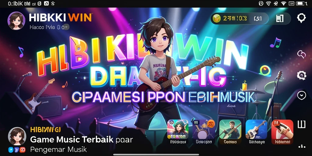 Tampilan gameplay HIBIKIWIN yang menarik dan interaktif.