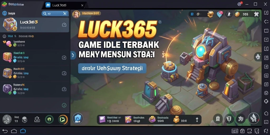 Tampilan gameplay Idle LUCK365 yang mengasyikkan dan interaktif.