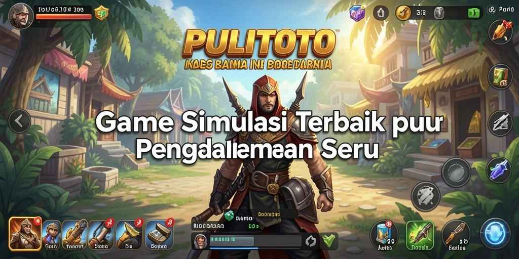 Screenshot PULITOTO menampilkan gameplay simulasi yang menarik dan imersif.